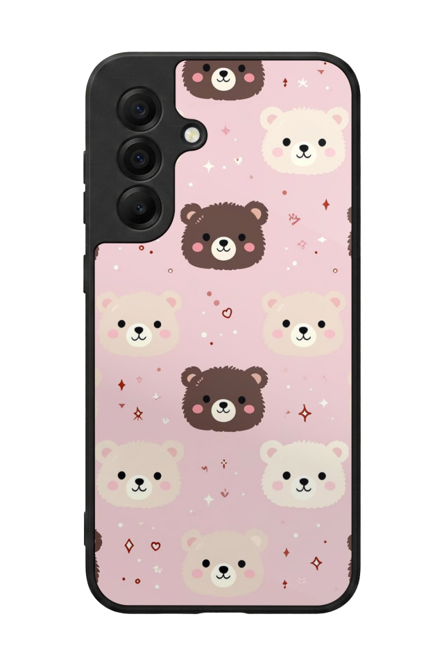 Samsung Galaxy A17 Uyumlu Ayı Tasarımlı Glossy Premium Kılıf