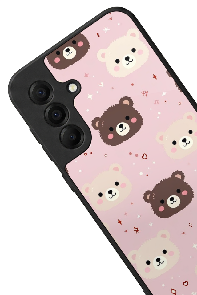 Samsung Galaxy A17 Uyumlu Ayı Tasarımlı Glossy Premium Kılıf