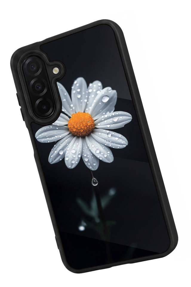 Samsung Galaxy A56 Uyumlu Cicek Tasarımlı Glossy Premium Kılıf