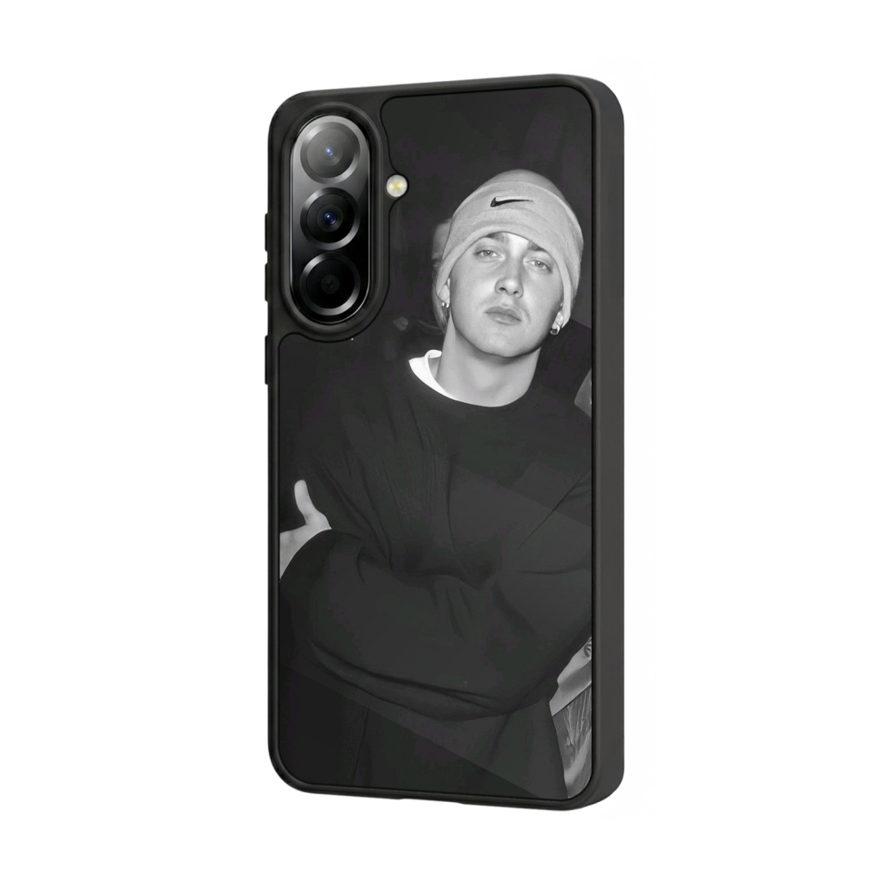 Samsung Galaxy A37 Uyumlu Eminem Tasarımlı Glossy Premium Kılıf