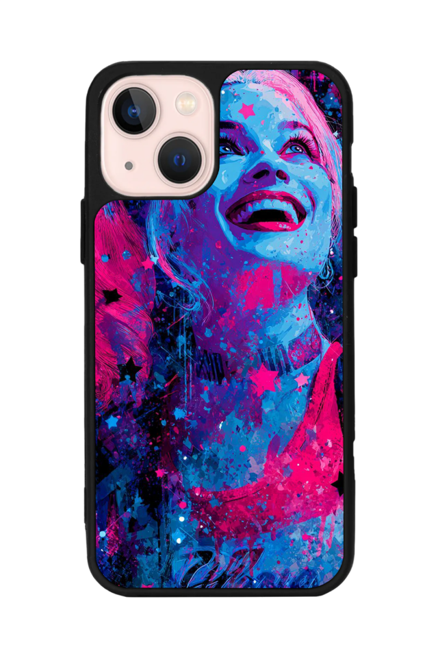 iPhone 13/14 Uyumlu HarleyQueen Tasarımlı Glossy Premium Kılıf
