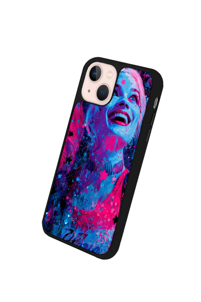 iPhone 13/14 Uyumlu HarleyQueen Tasarımlı Glossy Premium Kılıf