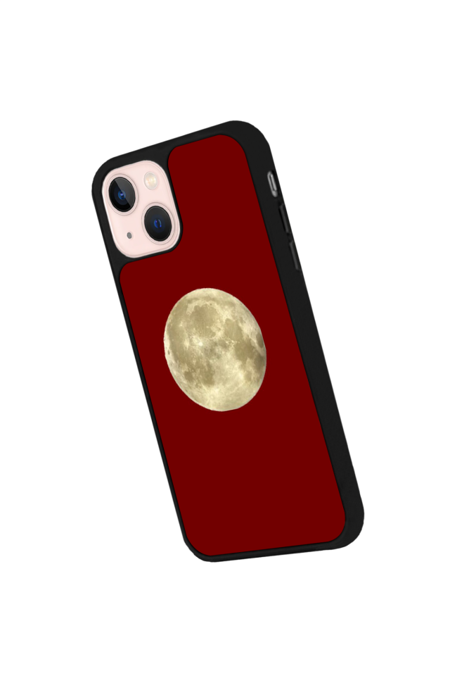 iPhone 14 Plus Uyumlu Kirmizi Tasarımlı Glossy Premium Kılıf