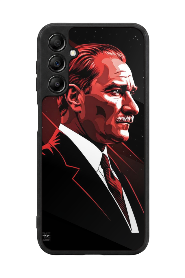 Samsung Galaxy A14 Uyumlu Mustafa Kemal Ataturk Tasarımlı Glossy Premium Kılıf