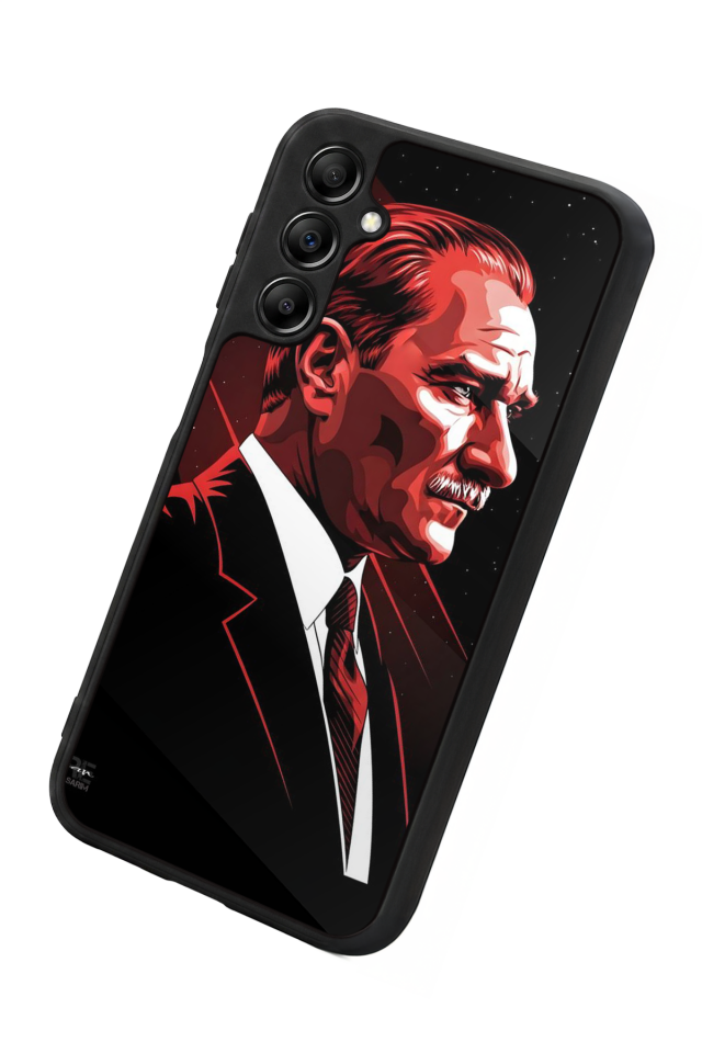 Samsung Galaxy A14 Uyumlu Mustafa Kemal Ataturk Tasarımlı Glossy Premium Kılıf