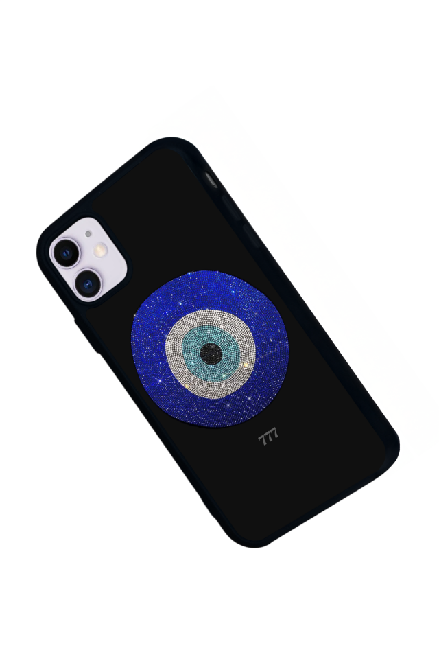 iPhone 11 Uyumlu Nazar Tasarımlı Glossy Premium Kılıf