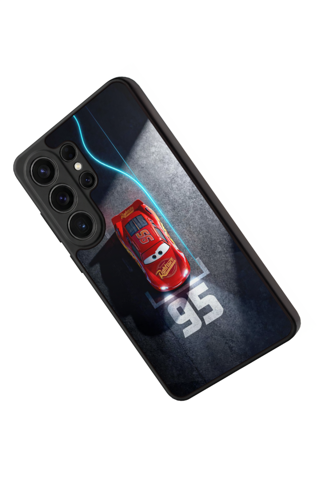 Samsung Galaxy S26 Ultra Uyumlu Şimsek McQueen Tasarımlı Glossy Premium Kılıf