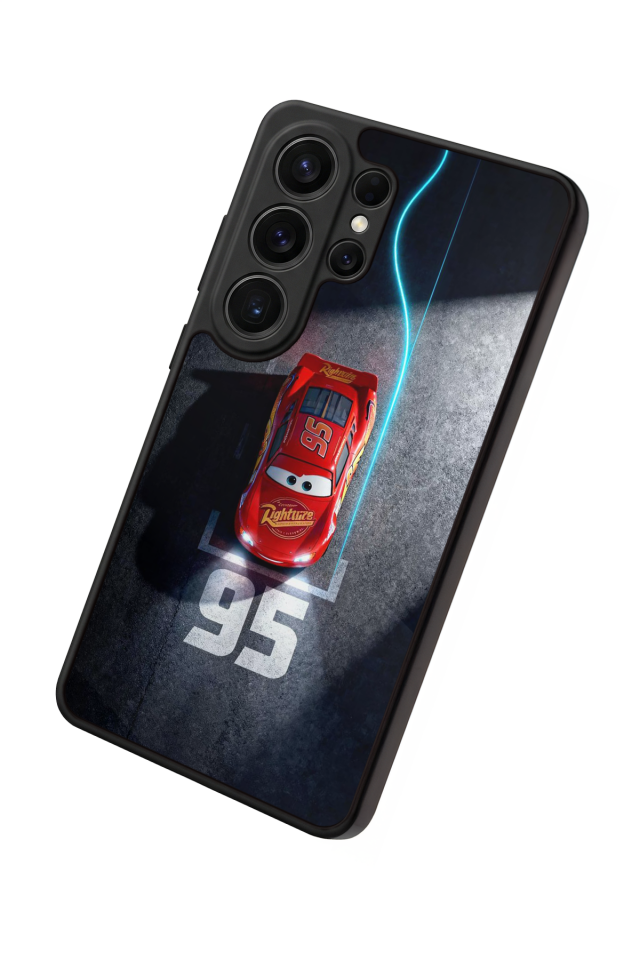 Samsung Galaxy S26 Ultra Uyumlu Şimsek McQueen Tasarımlı Glossy Premium Kılıf
