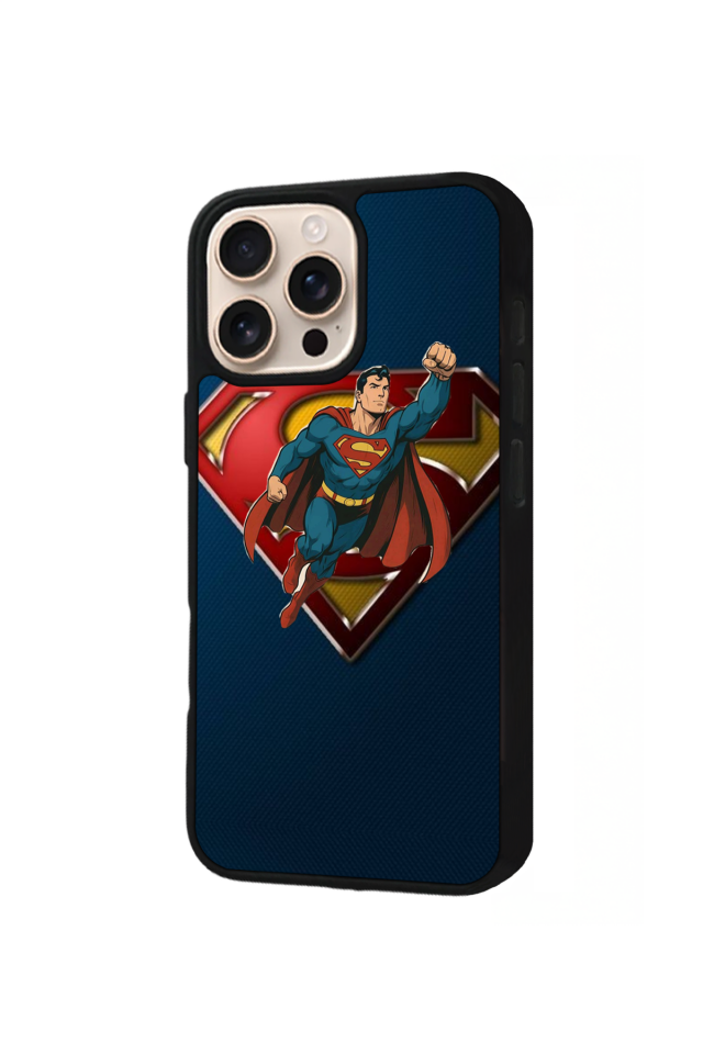 iPhone 15 Pro Uyumlu Superman Tasarımlı Glossy Premium Kılıf