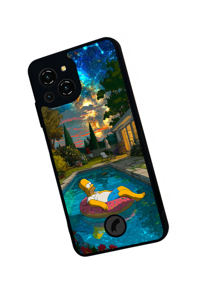 Reeder S23 Pro Max Uyumlu The Simpsons Tasarımlı Glossy Premium Kılıf