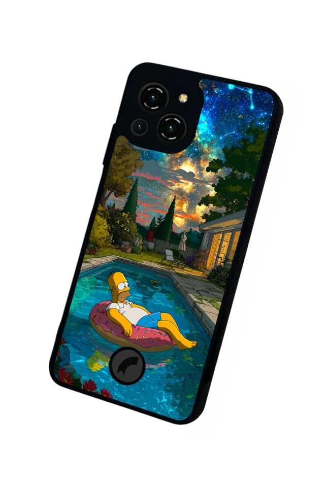 Reeder S23 Pro Max Uyumlu The Simpsons Tasarımlı Glossy Premium Kılıf