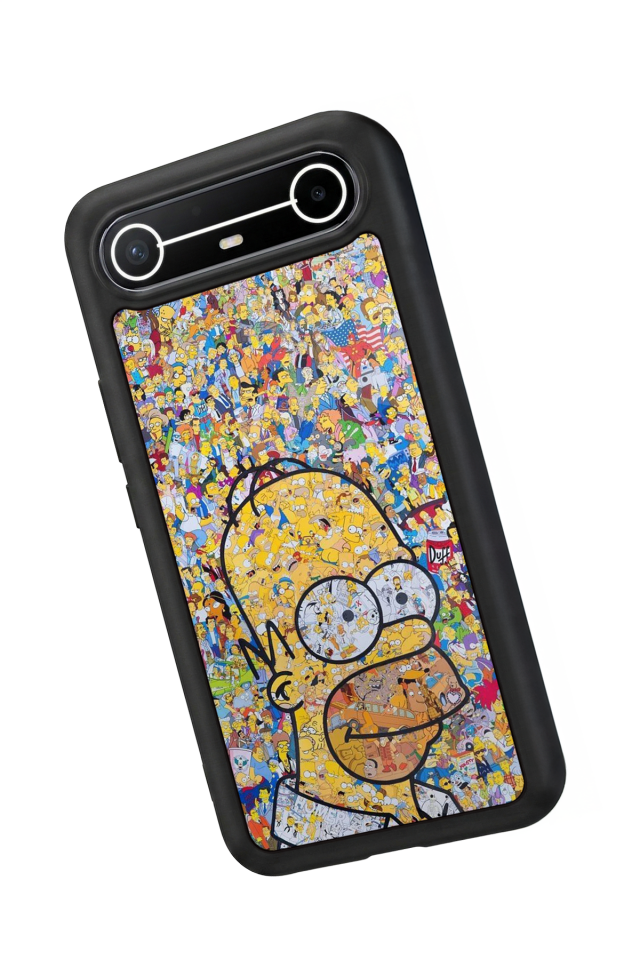 Tecno Spark Slim 5G Uyumlu The Simpsons Tasarımlı Glossy Premium Kılıf
