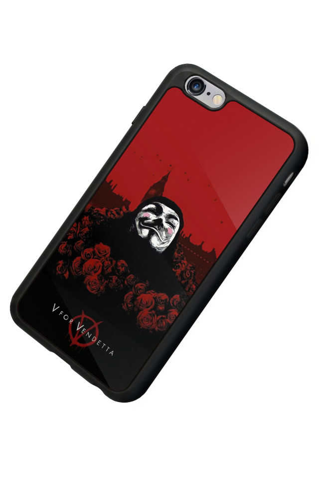iPhone 6s Plus Uyumlu Vendetta Tasarımlı Glossy Premium Kılıf