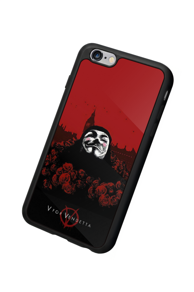 iPhone 6s Plus Uyumlu Vendetta Tasarımlı Glossy Premium Kılıf