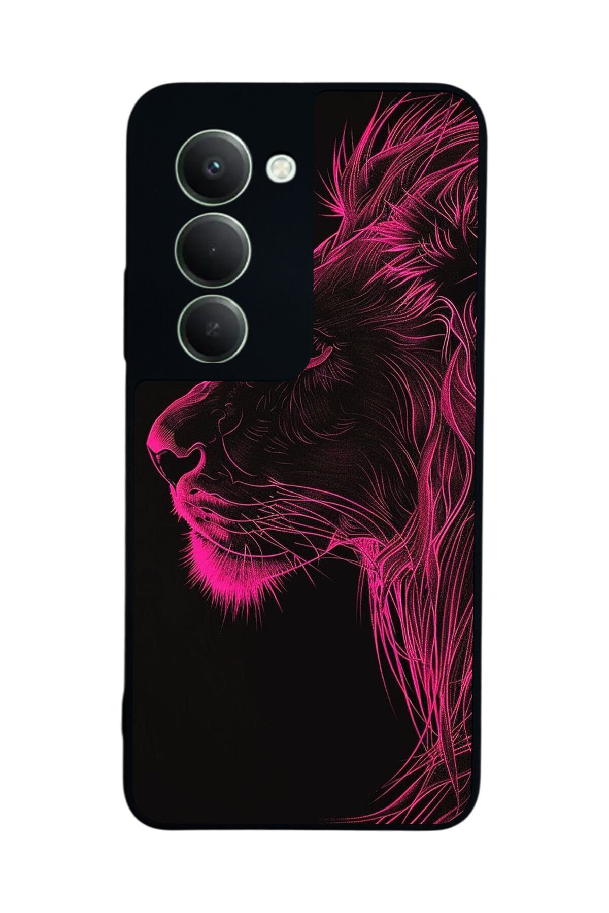 Xiaomi Redmi 15 5G Uyumlu Aslan Tasarımlı Glossy Premium Kılıf