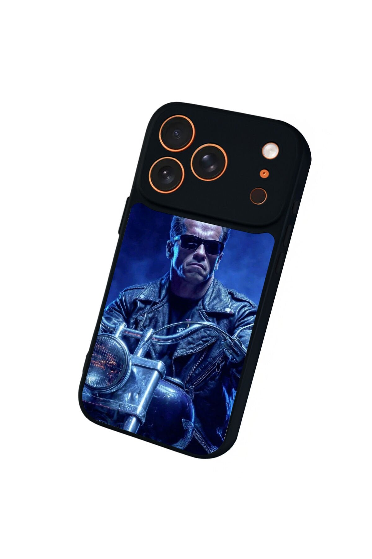 iPhone 17 Pro Max Uyumlu Terminator Tasarımlı Glossy Premium Kılıf