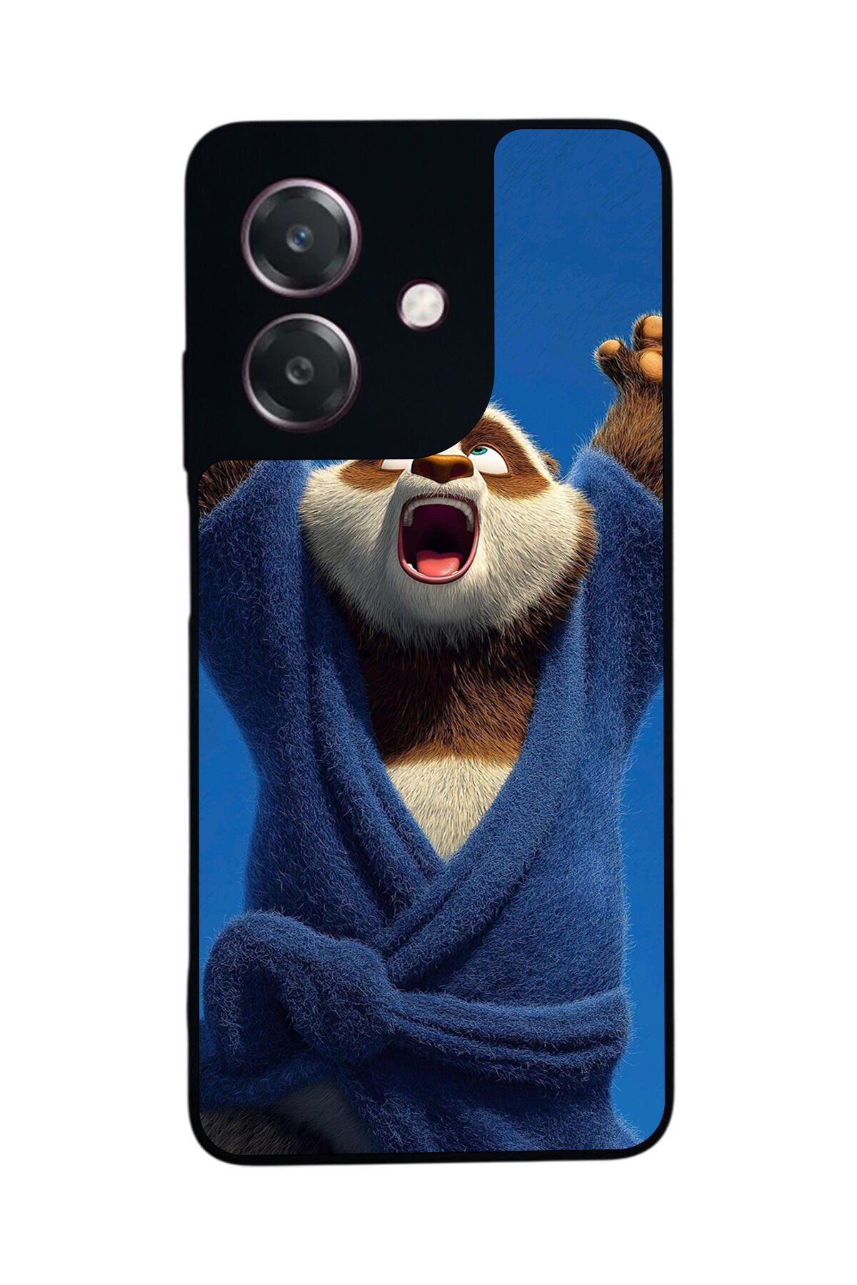 Oppo A3 5G Uyumlu Kung Fu Panda Tasarımlı Glossy Premium Kılıf
