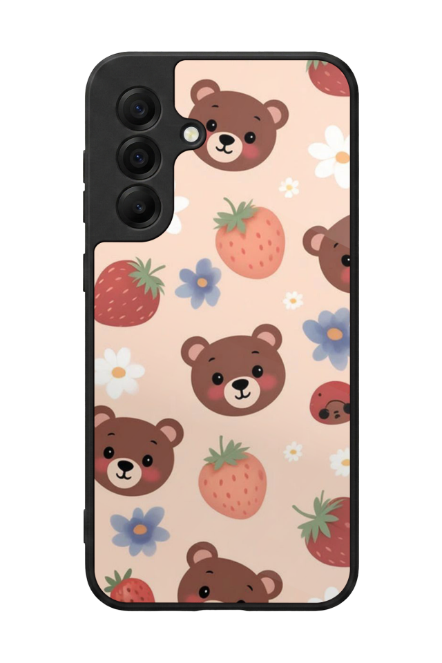 Samsung Galaxy A17 Uyumlu Ayı Tasarımlı Glossy Premium Kılıf