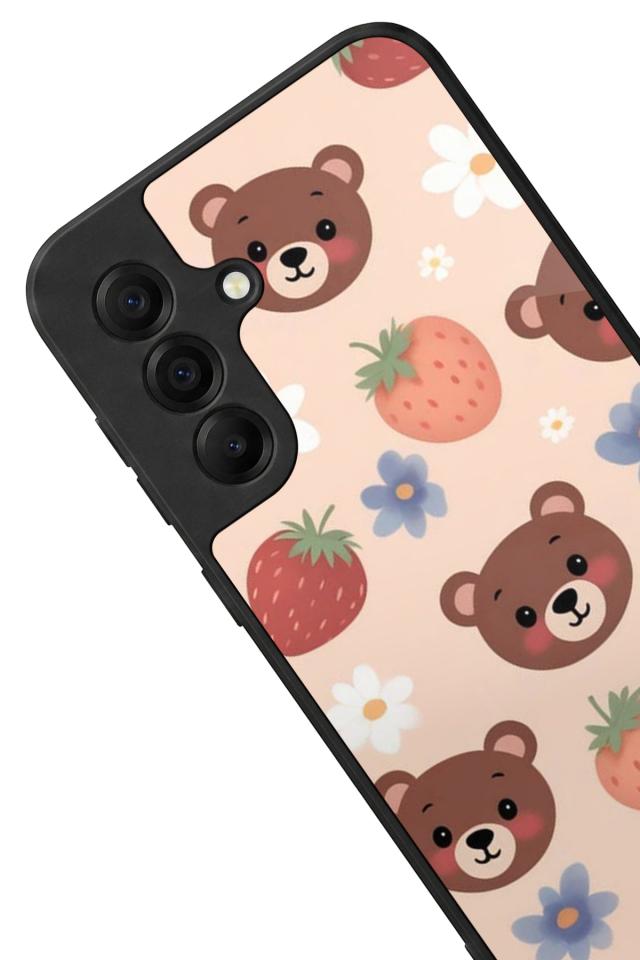 Samsung Galaxy A17 Uyumlu Ayı Tasarımlı Glossy Premium Kılıf