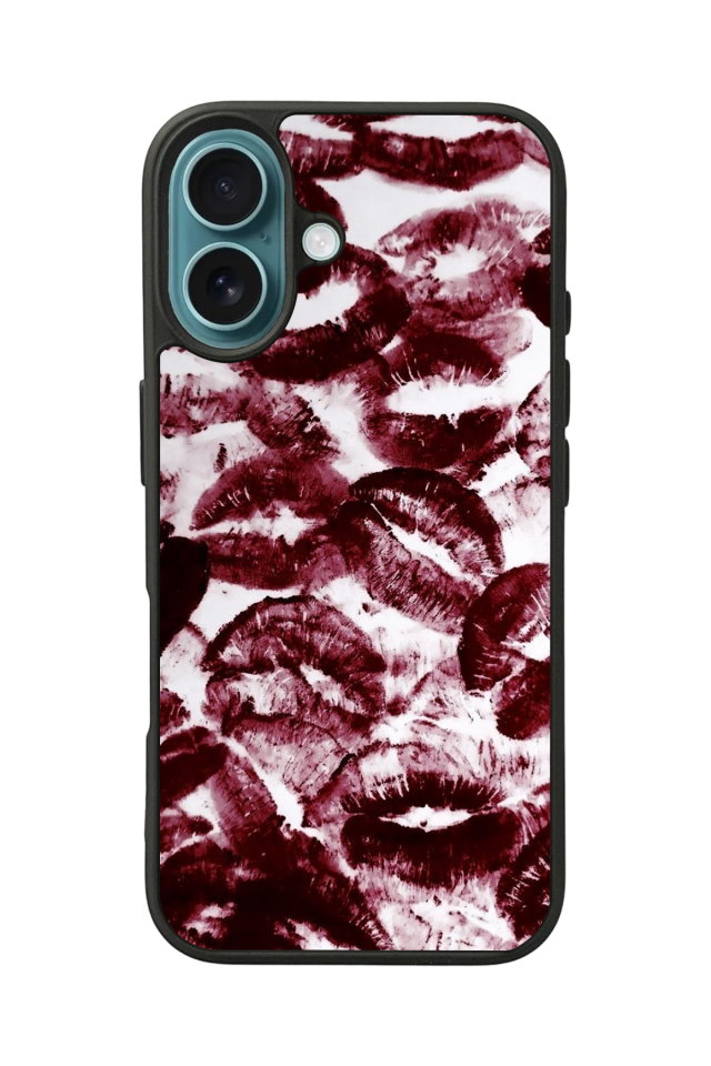 iPhone 16 Plus Uyumlu Dudak Tasarımlı Glossy Premium Kılıf