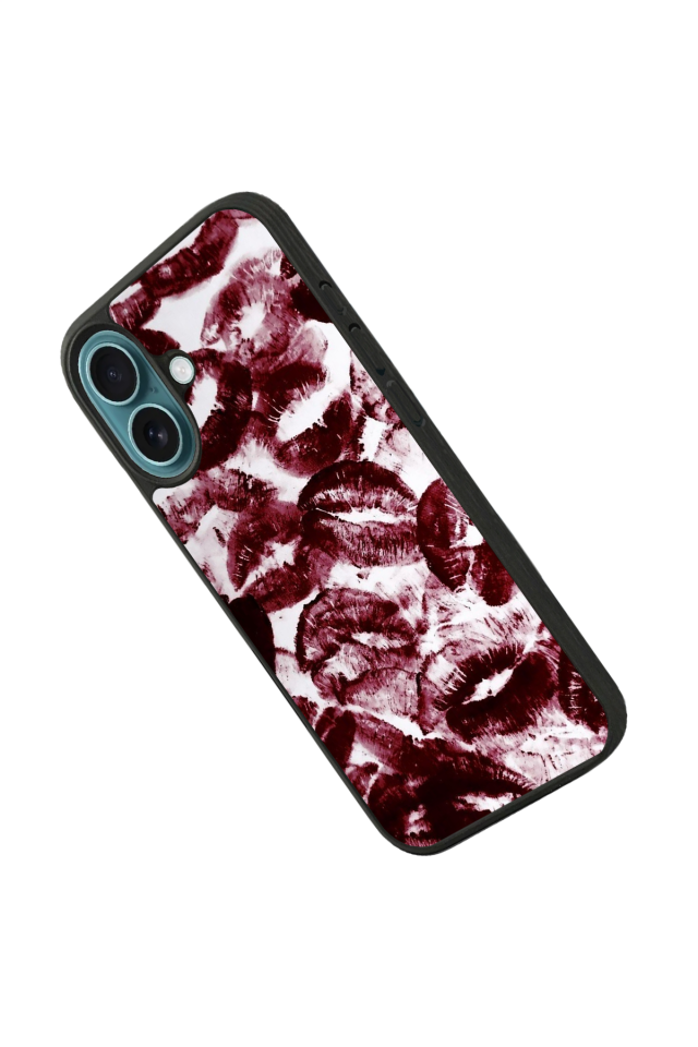 iPhone 16 Plus Uyumlu Dudak Tasarımlı Glossy Premium Kılıf