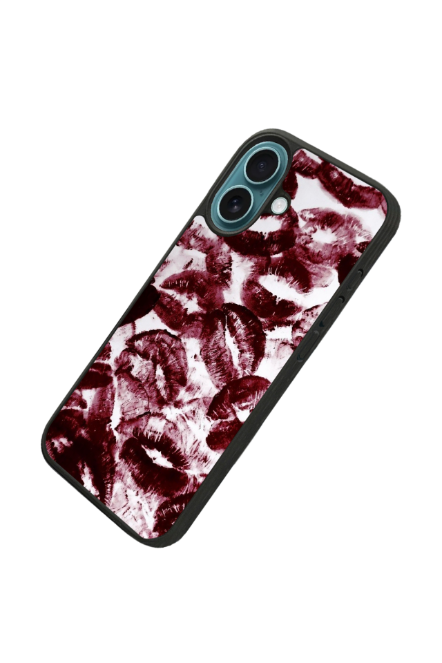 iPhone 16 Plus Uyumlu Dudak Tasarımlı Glossy Premium Kılıf
