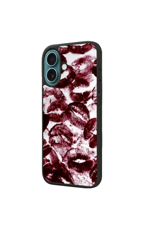 iPhone 16 Plus Uyumlu Dudak Tasarımlı Glossy Premium Kılıf
