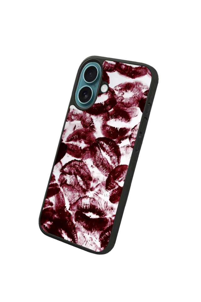 iPhone 16 Plus Uyumlu Dudak Tasarımlı Glossy Premium Kılıf