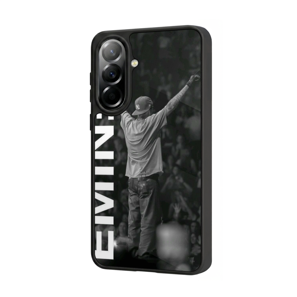 Samsung Galaxy A37 Uyumlu Eminem Tasarımlı Glossy Premium Kılıf
