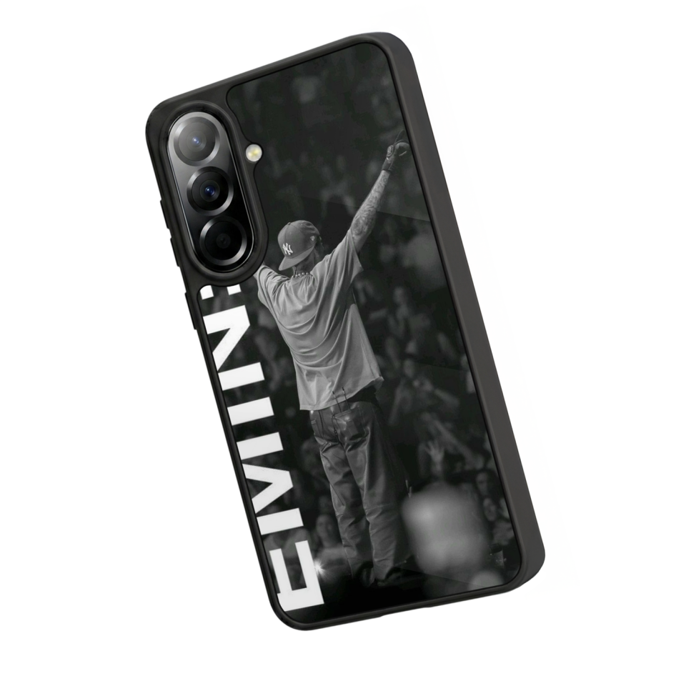 Samsung Galaxy A37 Uyumlu Eminem Tasarımlı Glossy Premium Kılıf