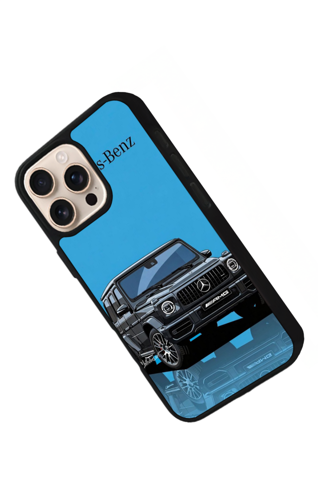 iPhone 14 Pro Max Uyumlu Mercedes Tasarımlı Glossy Premium Kılıf