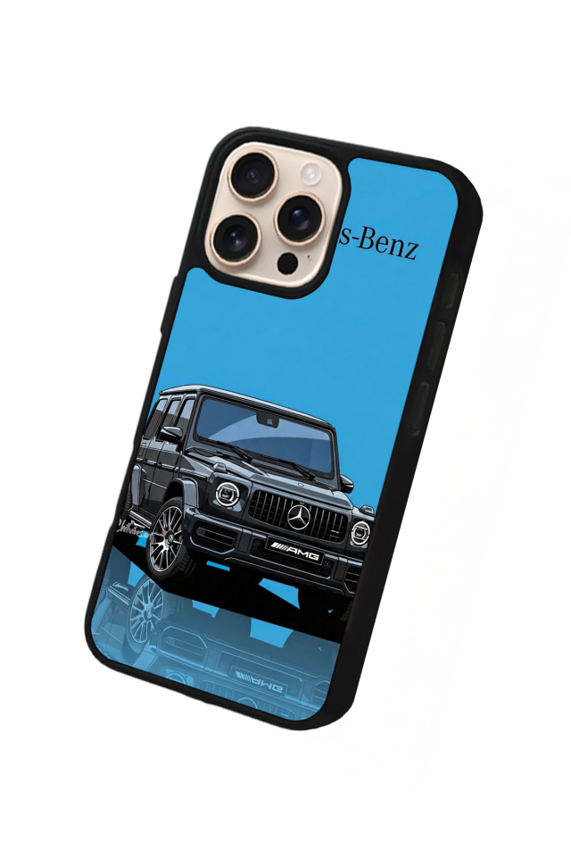 iPhone 14 Pro Max Uyumlu Mercedes Tasarımlı Glossy Premium Kılıf