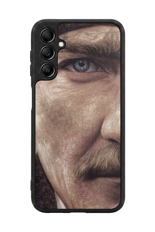 Samsung Galaxy A14 Uyumlu Mustafa Kemal Ataturk Tasarımlı Glossy Premium Kılıf