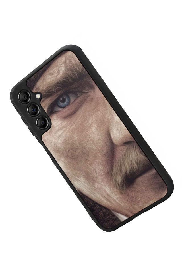 Samsung Galaxy A14 Uyumlu Mustafa Kemal Ataturk Tasarımlı Glossy Premium Kılıf