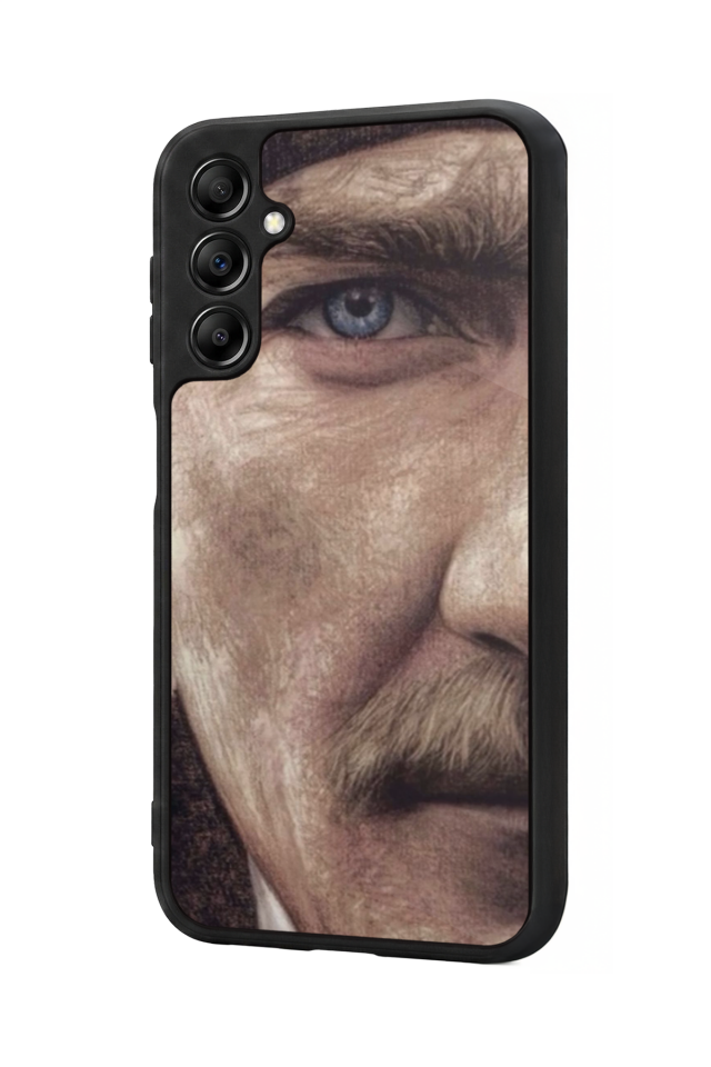 Samsung Galaxy A14 Uyumlu Mustafa Kemal Ataturk Tasarımlı Glossy Premium Kılıf