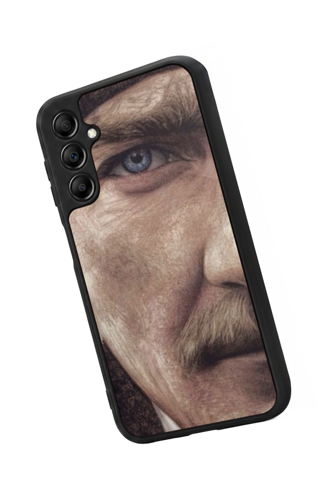 Samsung Galaxy A14 Uyumlu Mustafa Kemal Ataturk Tasarımlı Glossy Premium Kılıf