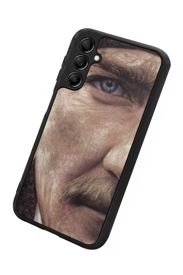 Samsung Galaxy A14 Uyumlu Mustafa Kemal Ataturk Tasarımlı Glossy Premium Kılıf