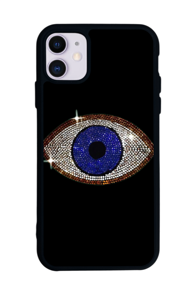 iPhone 11 Uyumlu Nazar Tasarımlı Glossy Premium Kılıf