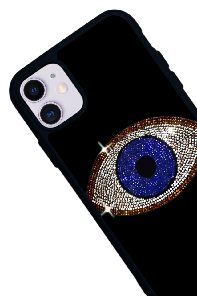 iPhone 11 Uyumlu Nazar Tasarımlı Glossy Premium Kılıf