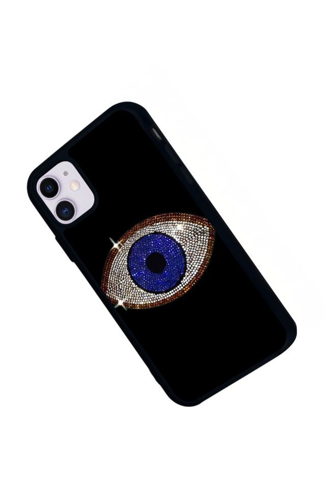 iPhone 11 Uyumlu Nazar Tasarımlı Glossy Premium Kılıf