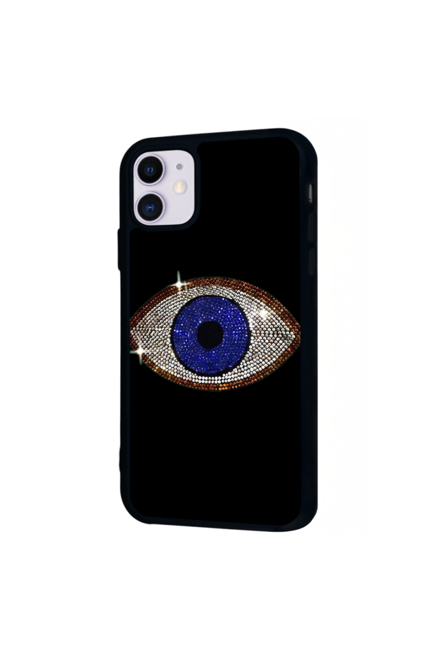 iPhone 11 Uyumlu Nazar Tasarımlı Glossy Premium Kılıf