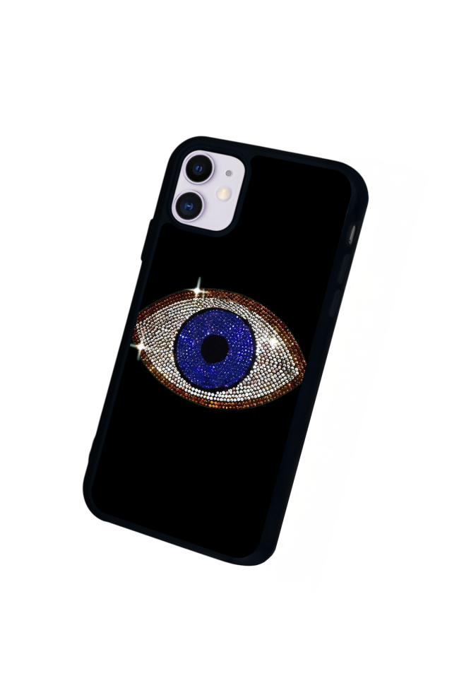 iPhone 11 Uyumlu Nazar Tasarımlı Glossy Premium Kılıf