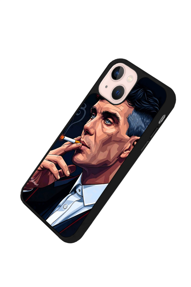 iPhone 13 Mini Uyumlu Peaky Blinders Tasarımlı Glossy Premium Kılıf