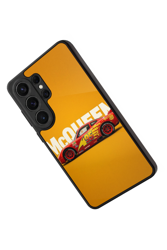 Samsung Galaxy S26 Ultra Uyumlu Şimsek McQueen Tasarımlı Glossy Premium Kılıf