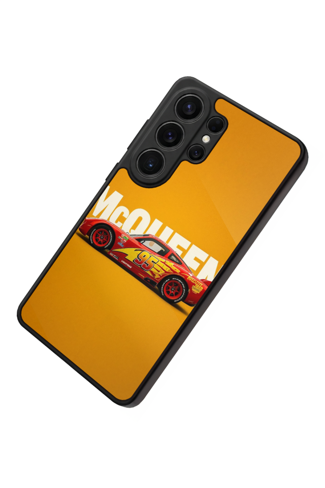 Samsung Galaxy S26 Ultra Uyumlu Şimsek McQueen Tasarımlı Glossy Premium Kılıf