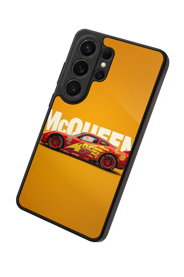 Samsung Galaxy S26 Ultra Uyumlu Şimsek McQueen Tasarımlı Glossy Premium Kılıf