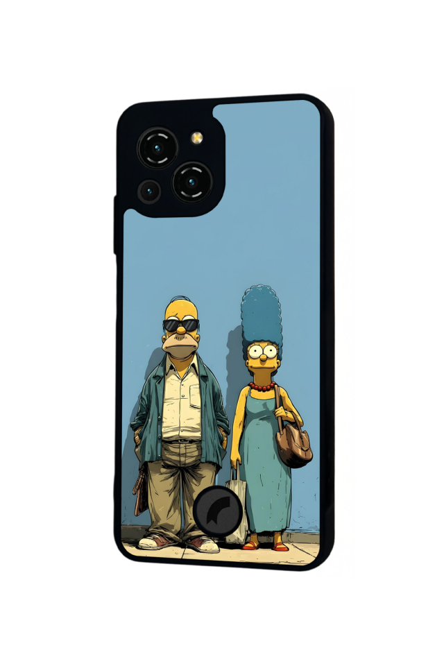 Reeder S23 Pro Max Uyumlu The Simpsons Tasarımlı Glossy Premium Kılıf