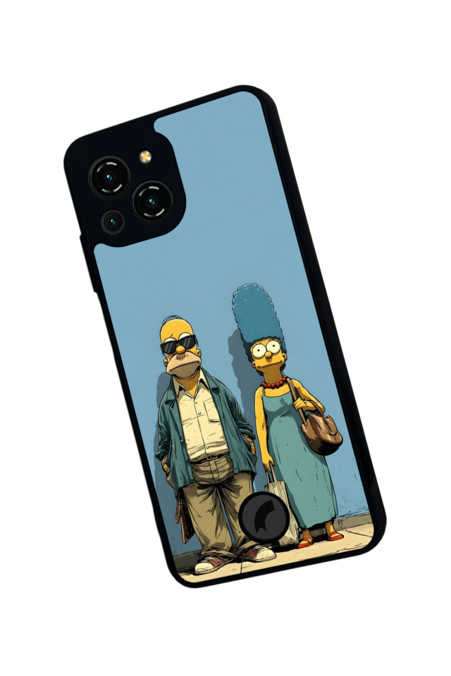 Reeder S23 Pro Max Uyumlu The Simpsons Tasarımlı Glossy Premium Kılıf