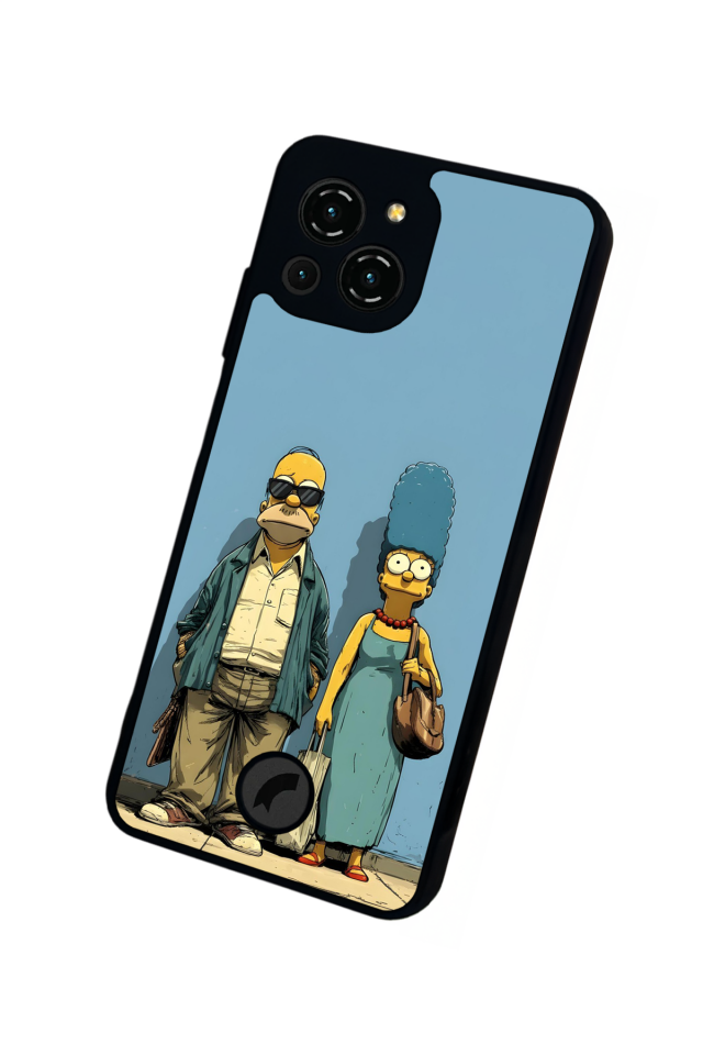 Reeder S23 Pro Max Uyumlu The Simpsons Tasarımlı Glossy Premium Kılıf