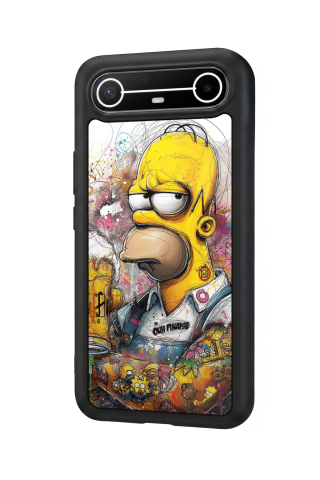 Tecno Spark Slim 5G Uyumlu The Simpsons Tasarımlı Glossy Premium Kılıf